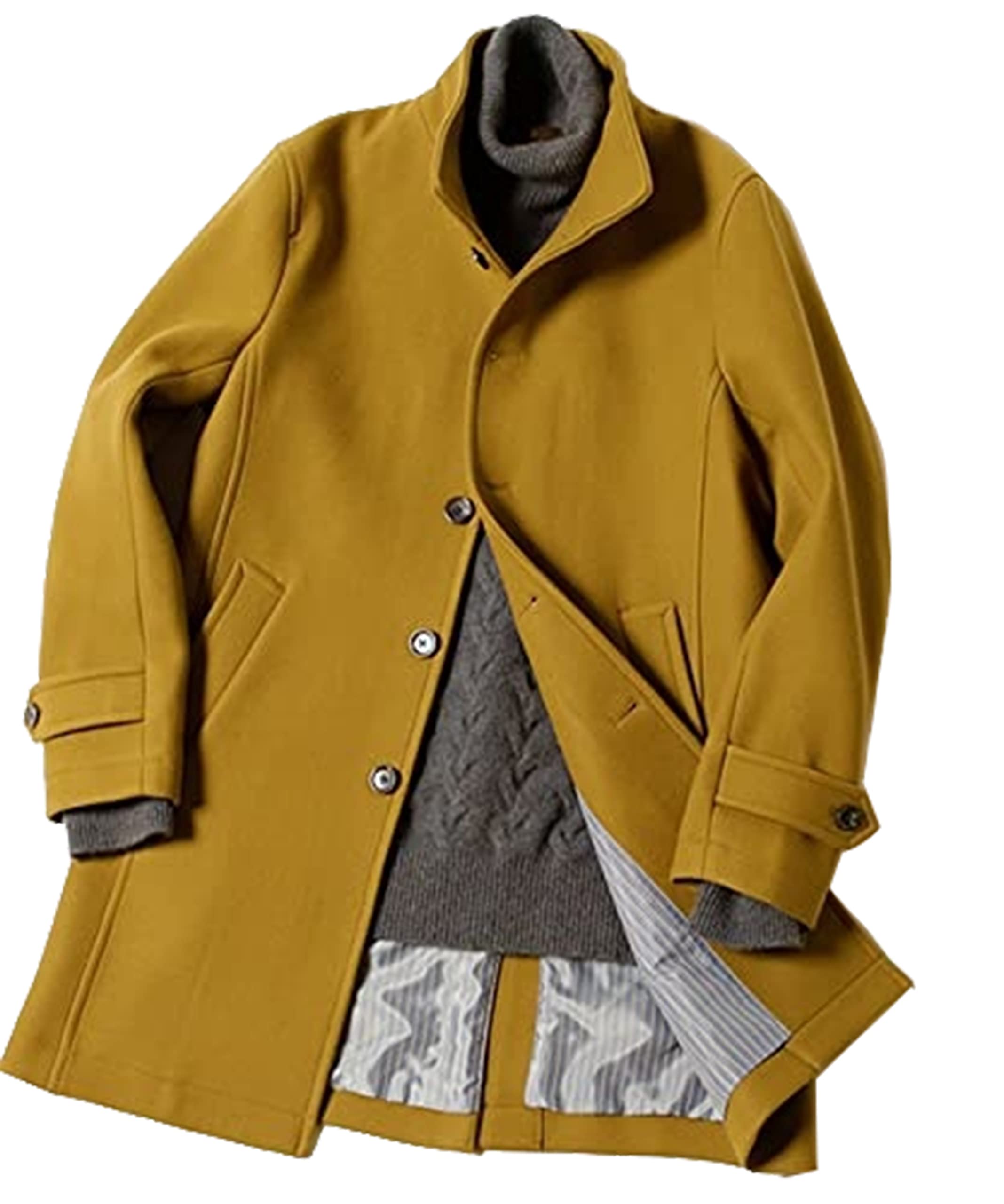 Amazon | [メンズビギ] Bellandi/べランディ ウールメルトンスタンド 