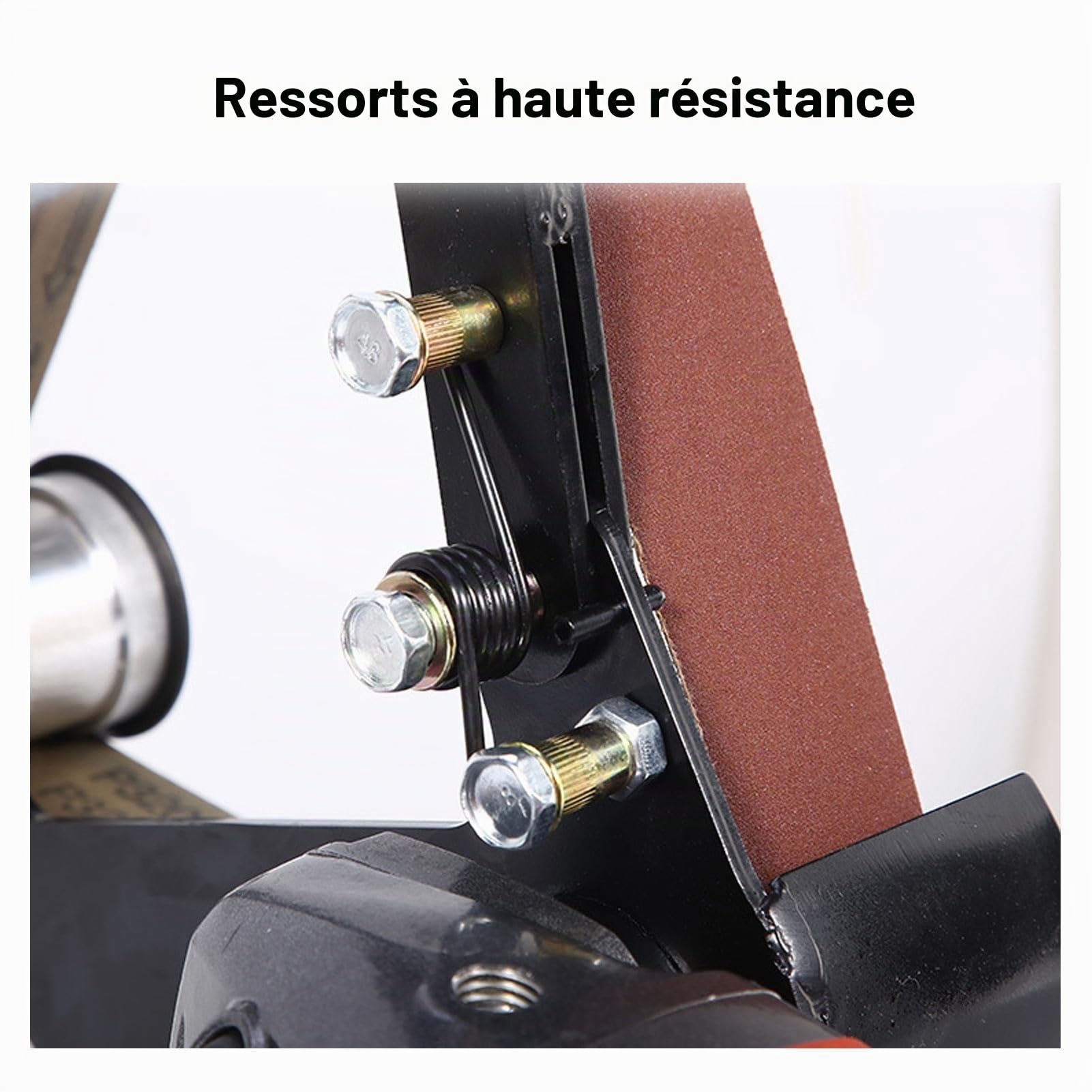 Mini Ponceuse à Bande, Ponçage Polissage Rectifieuse Bricolage Ponceuse Tube en Acier Inoxydable Polisseuse Meuleuse Outil(M14)