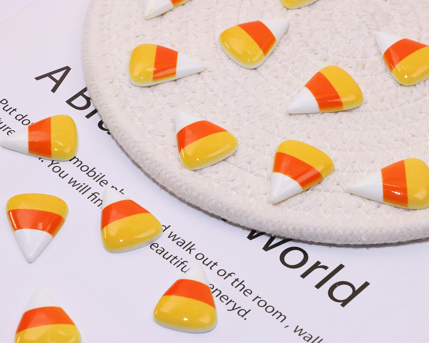 Honbay 80PCS Autumn Pumpkin Flatback Resin Charms Cute Pumpkin Slime Charms Fall Theme Resin Embellishments Thanksgiving Halloween Resin Cabochons Decoration Accessories for Hair Clip Phone Case