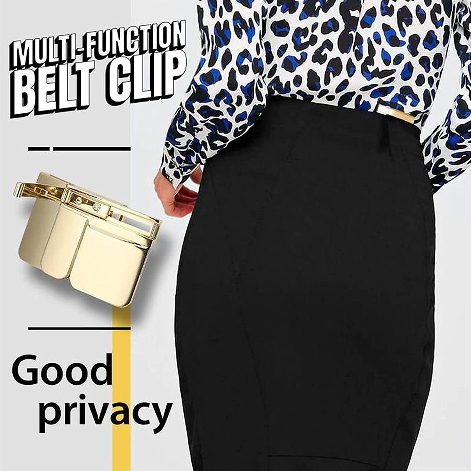 Amazon | 多機能ベルトクリップ、ズボンとスカートを締めるのに