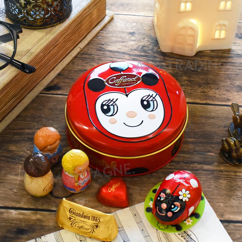 Amazon | カファレル Caffarel チョコラティーノ てんとう虫 缶