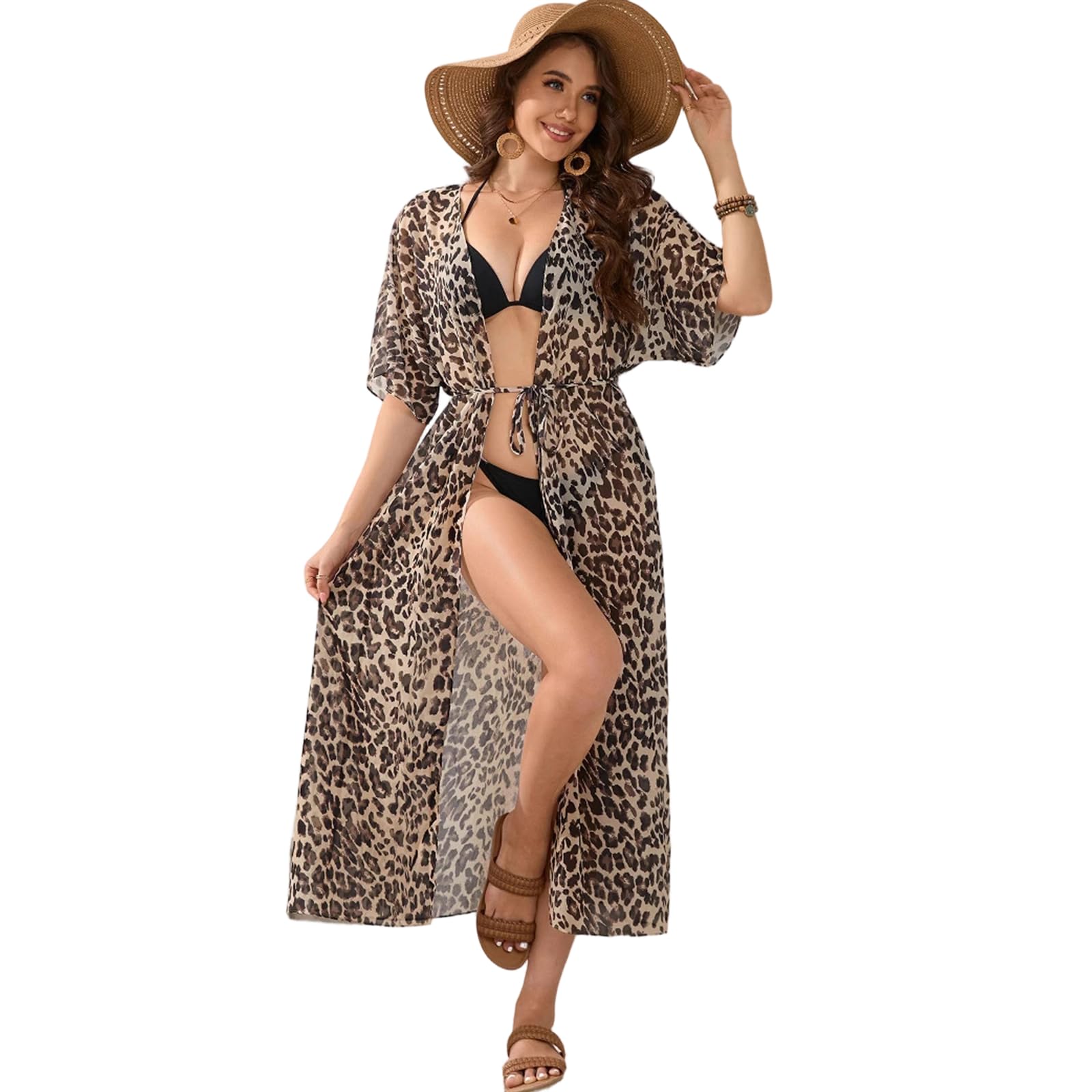 Robe Longue Ample Légère contre la Chaleur en Tissu Doux et Fluide