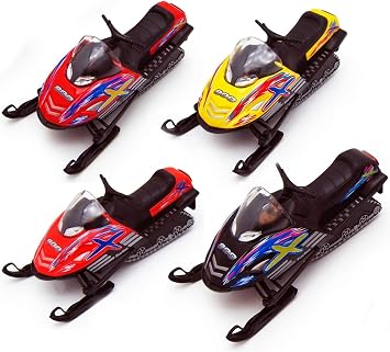 KiNSFUN يموت الصب المعادن Snowmobile نموذج، 5 بوصة، 1 لون عشوائي