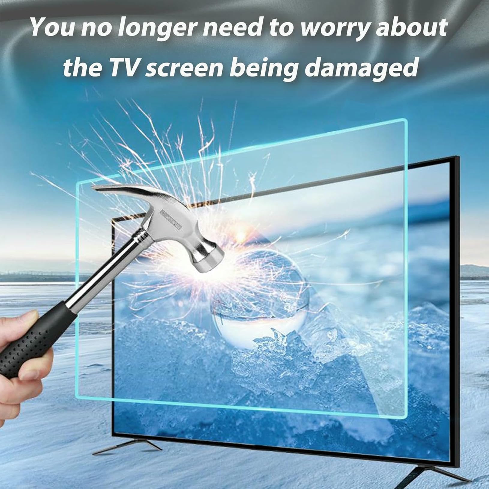 Protector de Pantalla de TV, Protector de Pantalla for TV de 40 a 50 Pulgadas, Filtro UV, luz Azul, reducción de Reflejos y protección contra rayones.(47 Inches(1044x590mm))
