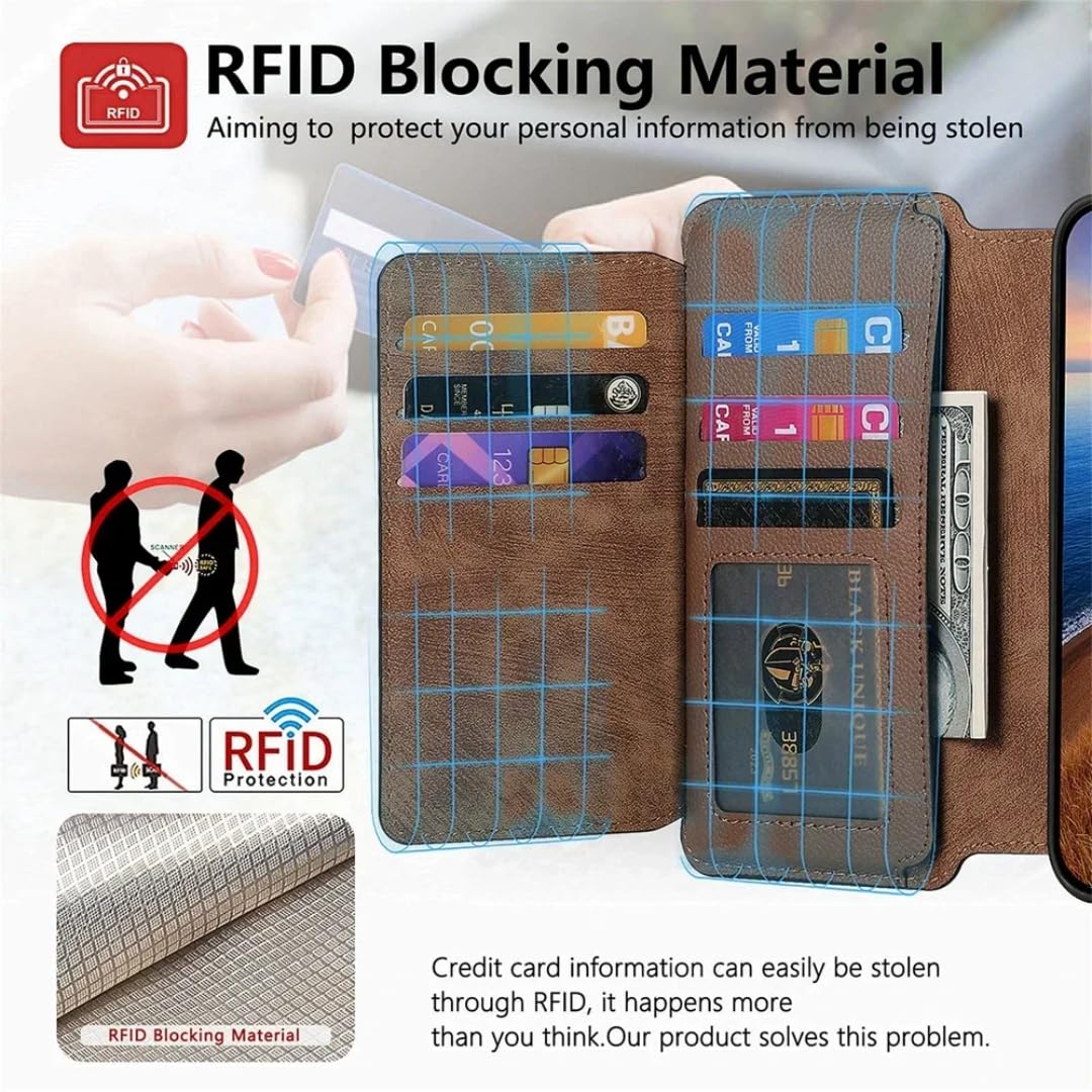 【新品】iPhone15ProMaxreinkstoneReinkCaseC1 RNOZX for iPhone 15 Promax 2 in 1 Detachable Card Wallet Leather