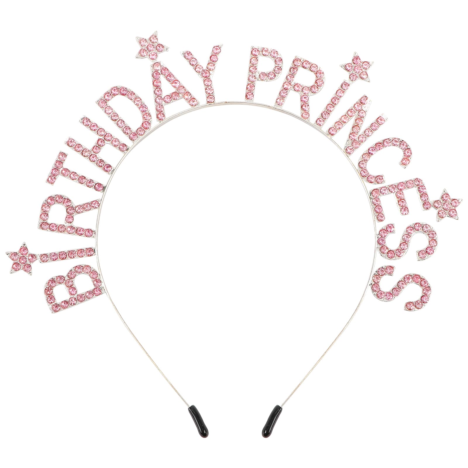 Canitor Birthday Decorations for Girls Women Birthday Princess Girl Crown Tiara Sash Set Birthday Headband Gift