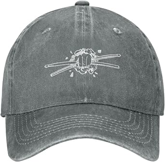 Percussion Drum Sticks Dad Golf Hat Vintage Washed Distressed Baseball Cap Low Profile Twill Hat