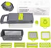 Jfyoda 8 Blade Pro Vegetable Chopper:Mandoline Slicer Onion Chopper Dicer Egg Separator Slicer Vegetable Chopper Cutter Slicer Food Chopper Container Dicer Slicer for Kitchen