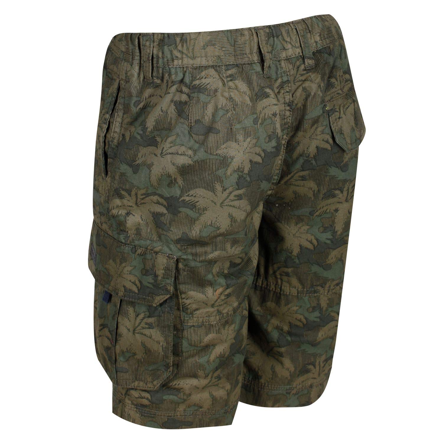 Regatta Shorewalk - Pantalón Corto de Look Retro con Varios Bolsillos - Shorts Unisex niños