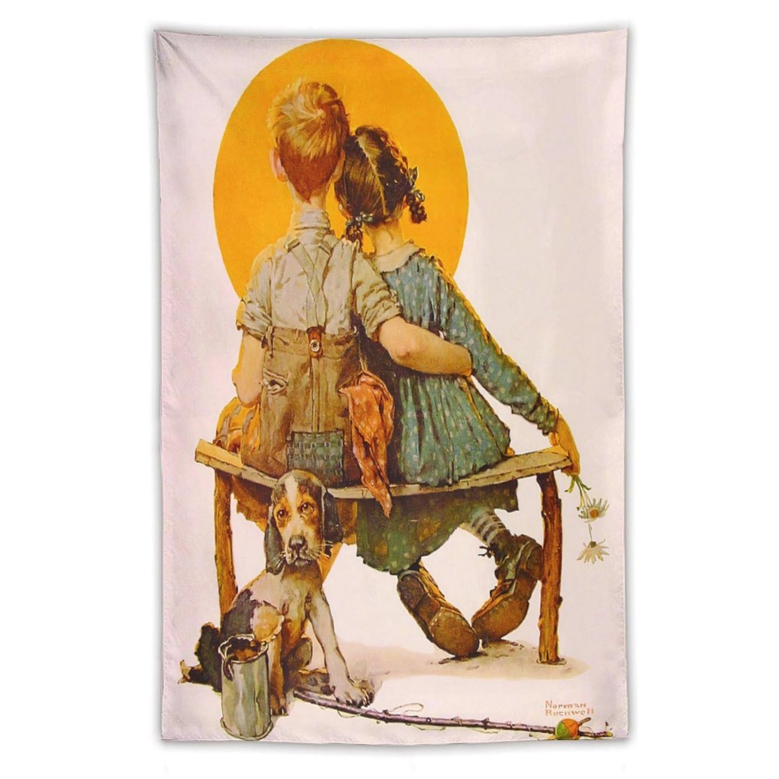 Amazon.co.jp: Norman Rockwell ノーマン・ロックウェル（夕暮れ時少年