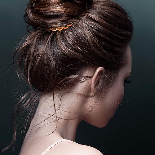 Miniatura 4 de WILLBOND 16 piezas de accesorios para peine de pelo para mujer, peines laterales franceses, clips decorativos de plástico para mujeres, velo de boda