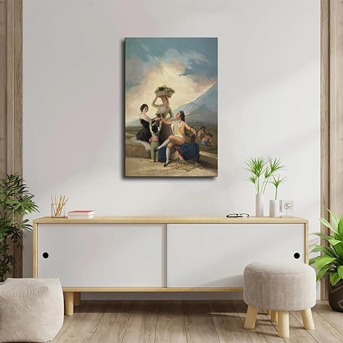 Miniatura 5 de EsaSam Póster de Francisco De Goya The Grape Harvest por Francisco De Goya, impresión de imágenes, arte de pared, póster estético para sala de