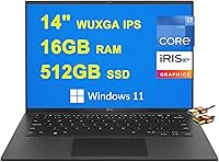 Vista 1 de LG Gram 14 Business Laptop de 14 pulgadas WUXGA (1920 x 1200) Pantalla IPS (350 nits, DCI-P3 99%, 1610) 12 generación Intel 12-Core i7-1260P 16GB