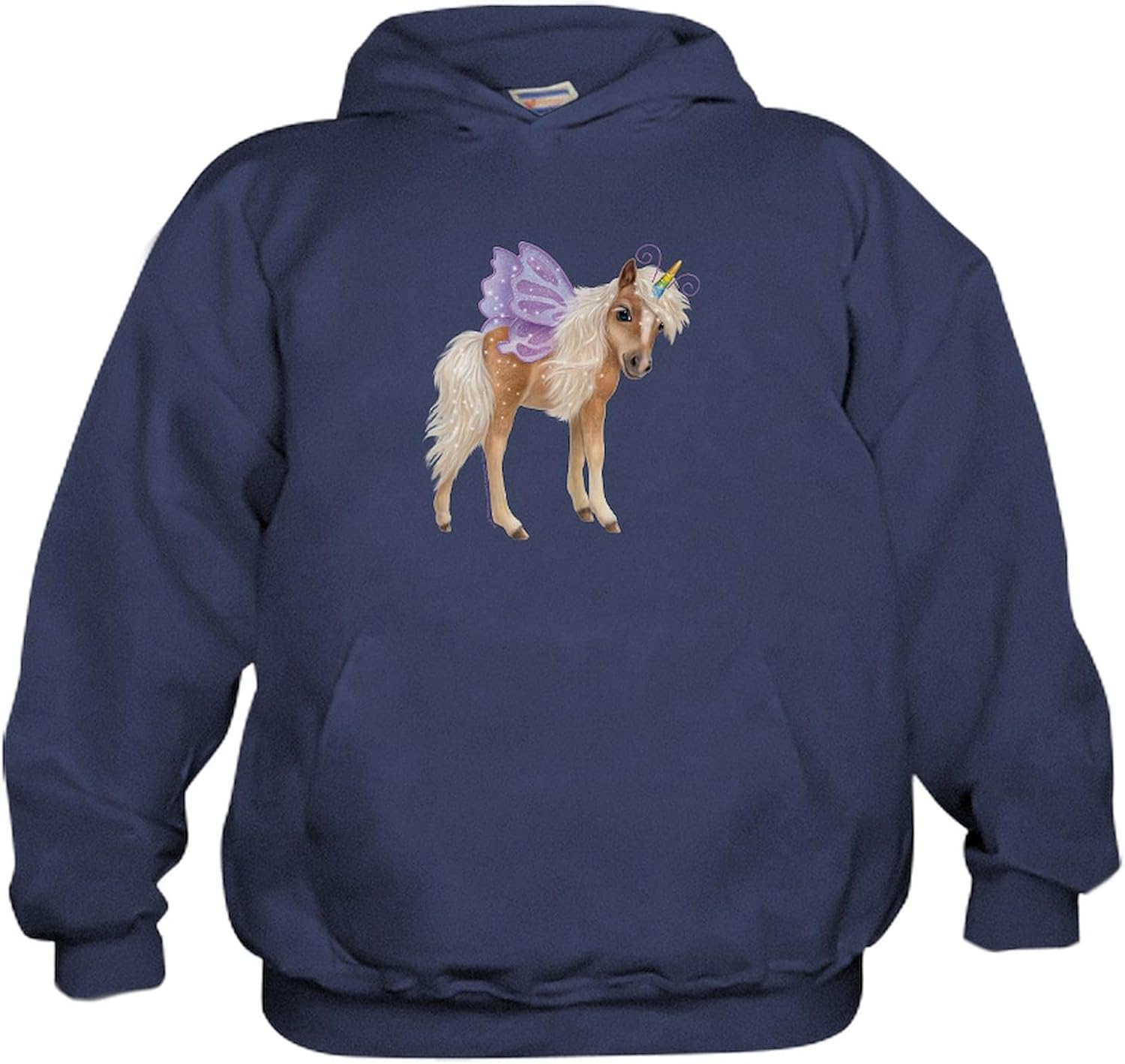 CafePress PD Moreno's Horse Unicorn Kids Hooded Sweatshirt, Classic Hoodie