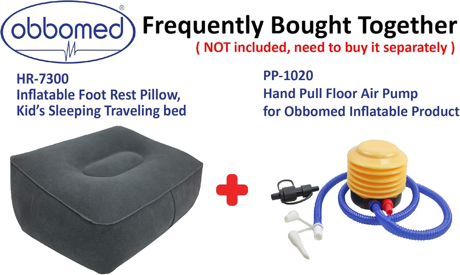 Black Friday Sale 2022 Obbomed HR-7300 Folding Inflatable Travel Foot Rest Pillow Cushion – inflated size 14(L) x 11(W) x (4.7-6.7)(H) inches/ 36x28x12-17 cm- Leg Up to Reduce DVT Risk- Therapeutic use at Home, Office, Trav Buy 1 get 1 🔥 Obbomed HR-7300 Folding Inflatable Travel Foot Rest Pillow Cushion – inflated size 14(L) x 11(W) x (4.7-6.7)(H) inches/ 36x28x12-17 cm- Leg Up to Reduce DVT Risk- Therapeutic use at Home, Office, Trav