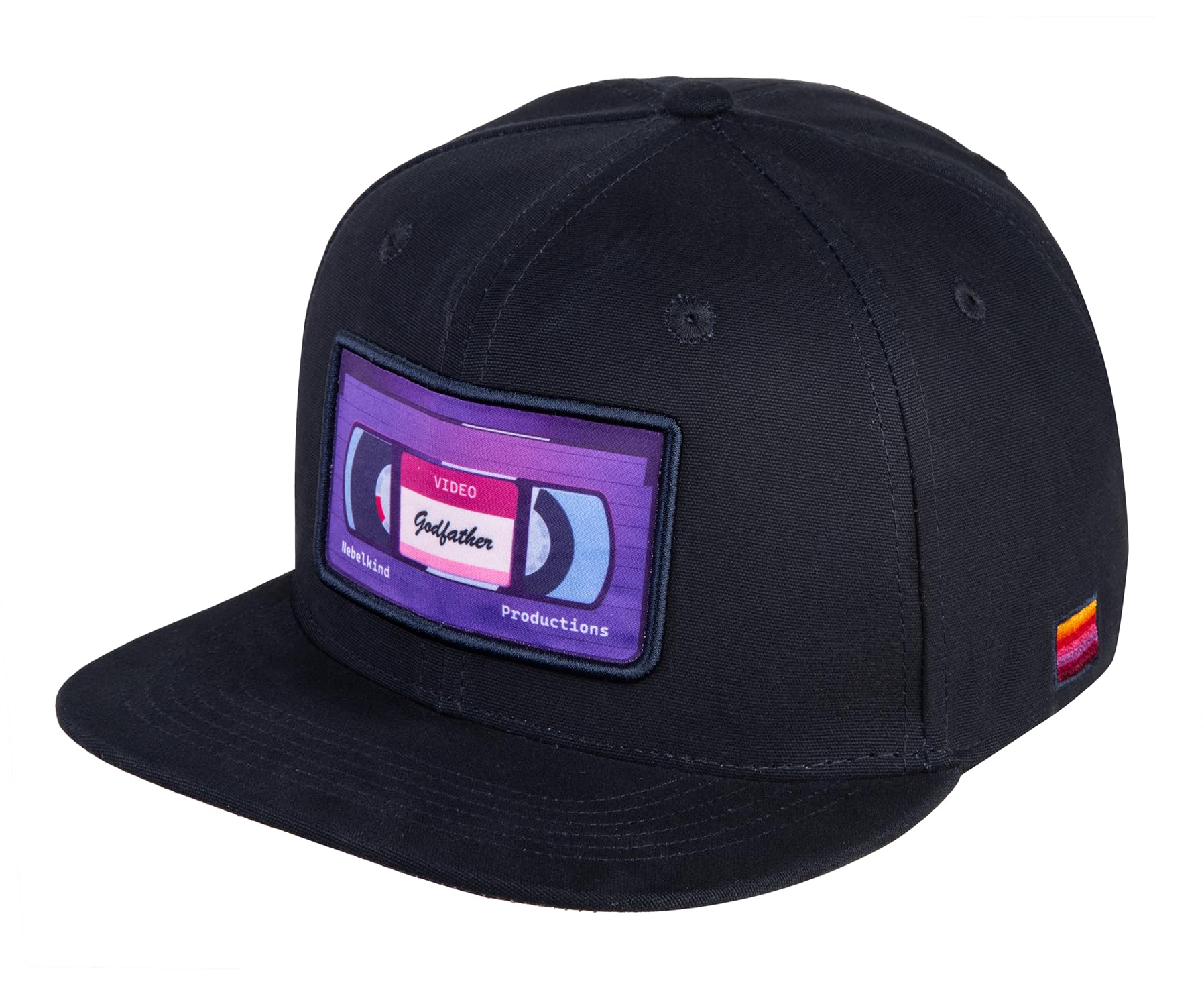 Nebelkind gorra Snapback para hombre y mujer, color azul oscuro, talla única, unisex, estilo callejero, visera recta, retro
