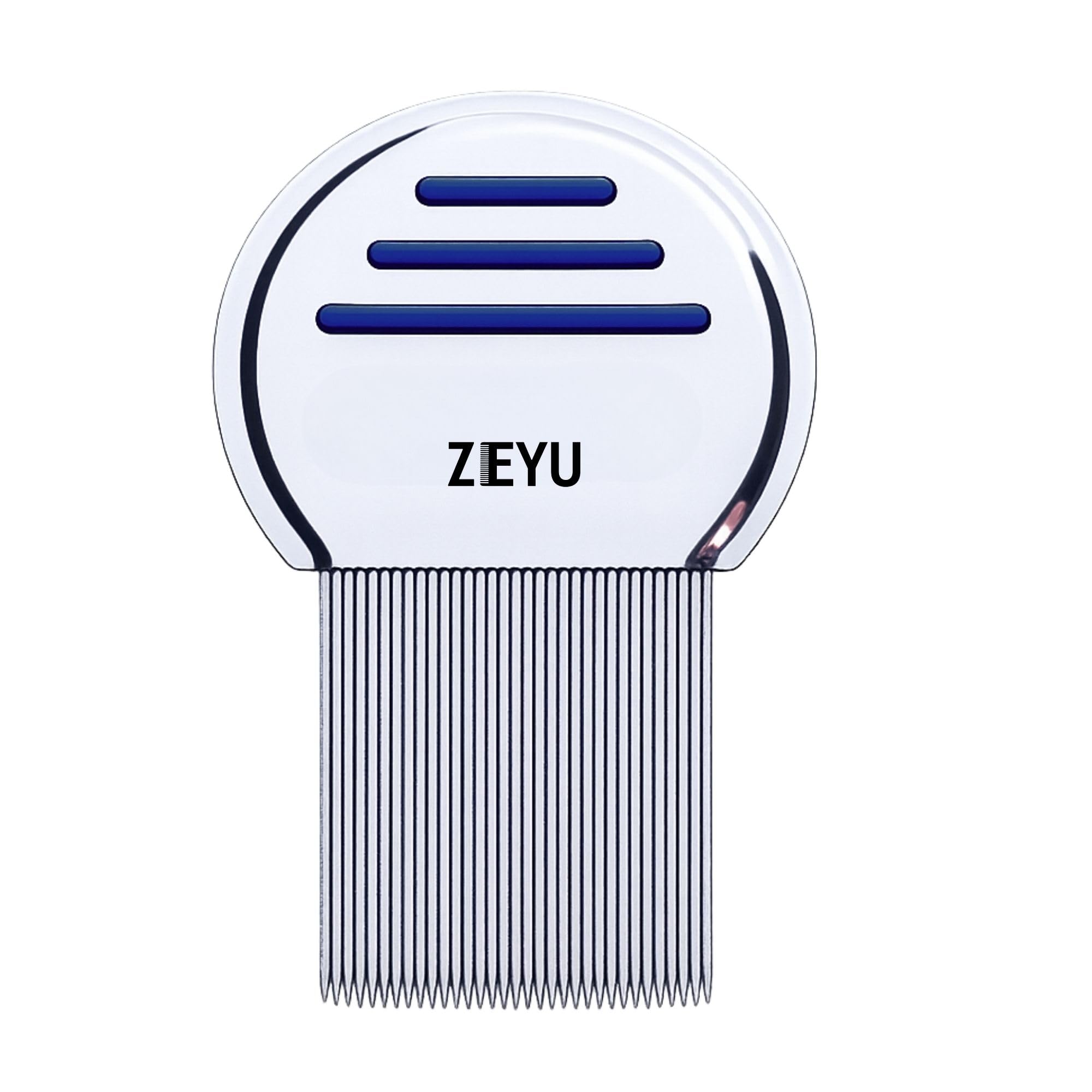 Zeyu Lice Comb For Women And Kids Stainless Steel Lice Terminator Fine Egg Nit Lice Egg Removal Comb For Women and men-picture-39