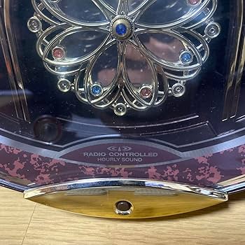 Amazon.co.jp: リズム時計製 電波掛時計 スモールワールドノエル