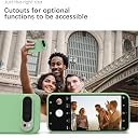YATWIN Silicone Back Case for Google Pixel 9/9 Pro, Soft-Touch Phone Back Cover for Google Pixel 9/9 Pro - Mint Green gallery image