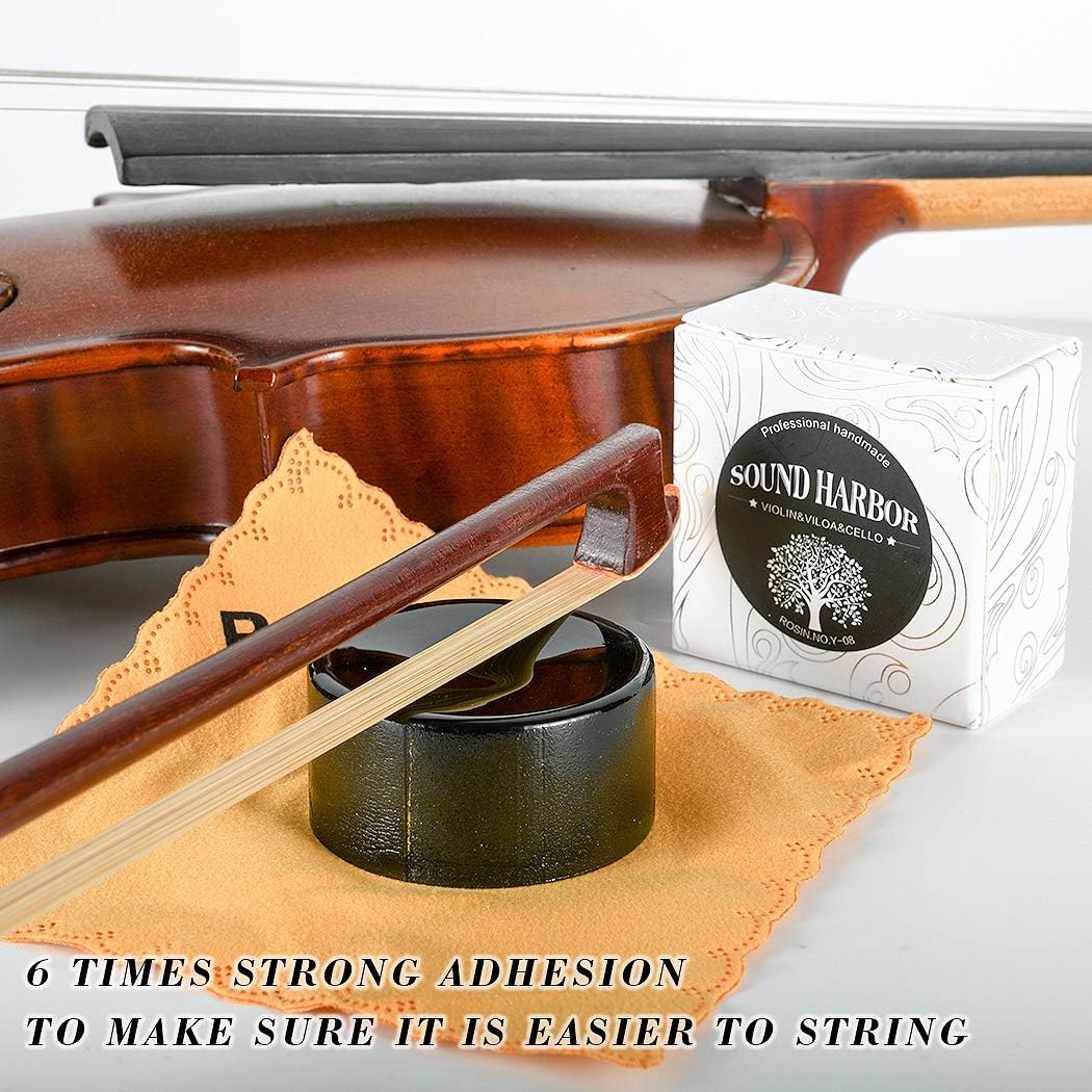Bestsounds Lot De 6 Colophanes Pour Violon - Colophane Naturelle à Faible Poussière Pour Archet De Violoncelle