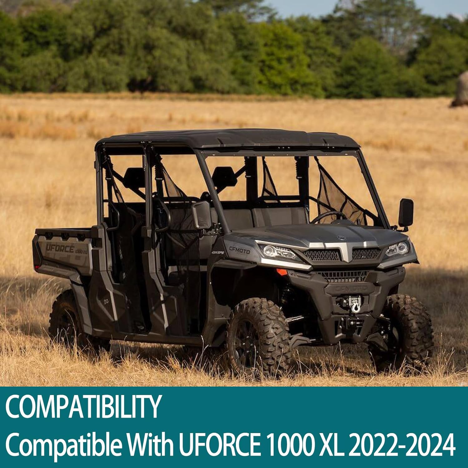 Uforce 1000 XL Seat Covers 1680D Compatible with CFMOTO Uforce 1000 XL 2022-2024 Waterproof UTV Seat Cover Sets cf Moto Accessories
