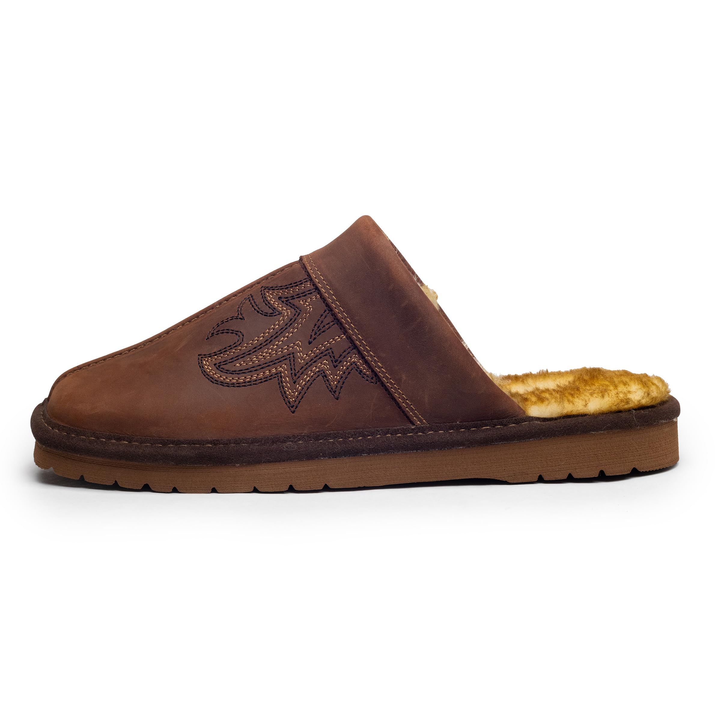 ARIAT Męskie 2842 Silversmith Outdoor Indoor Western Suede Foam Cushioned Square Toe Pantofle