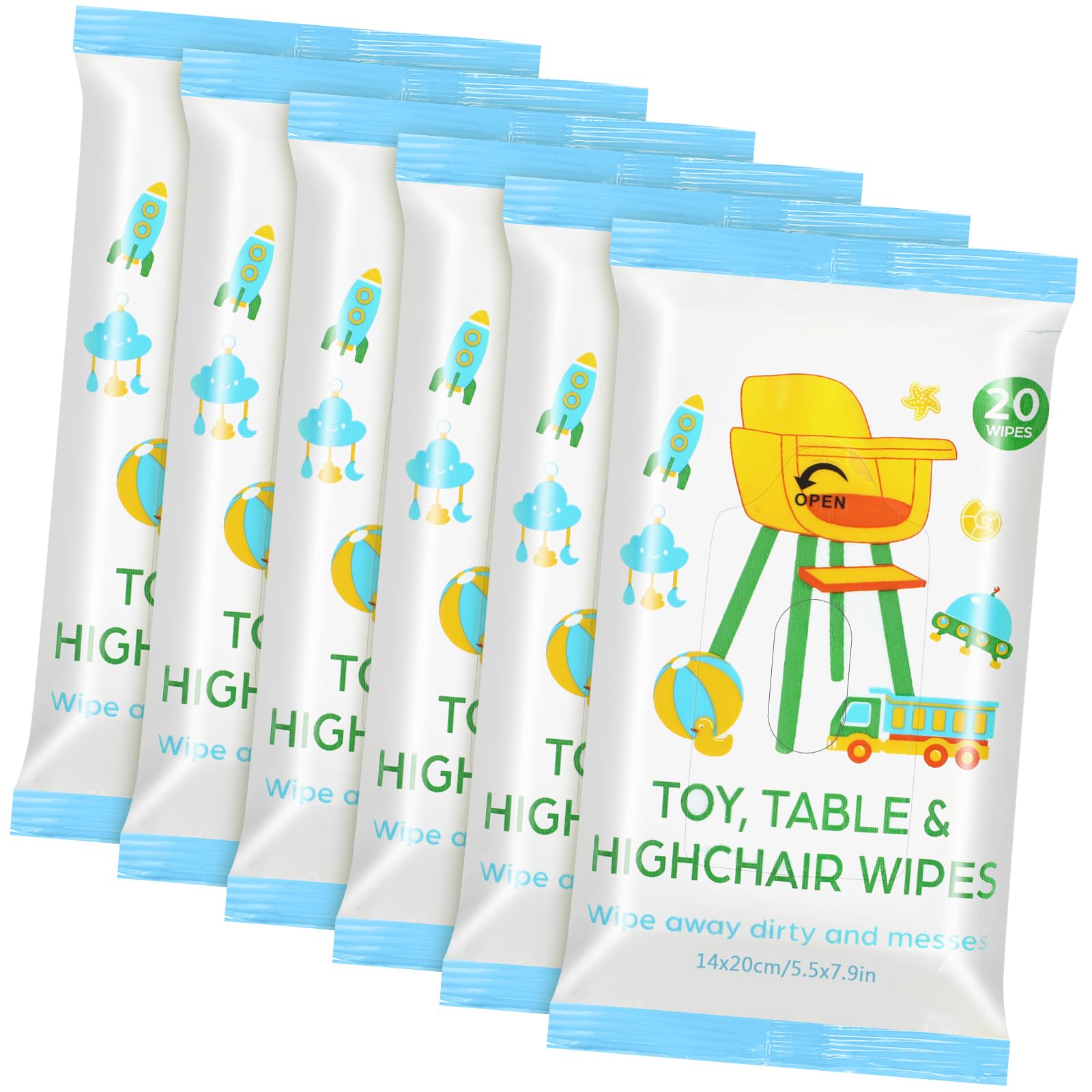 Sanitizing Wipe Pack for High Chair product research image