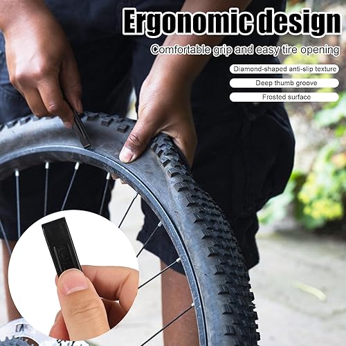 Miniatura 4 de Kit de parches de neumáticos de bicicleta, kit de parche de tubo interior de bicicleta, reparación de neumáticos de bicicleta, accesorio portátil