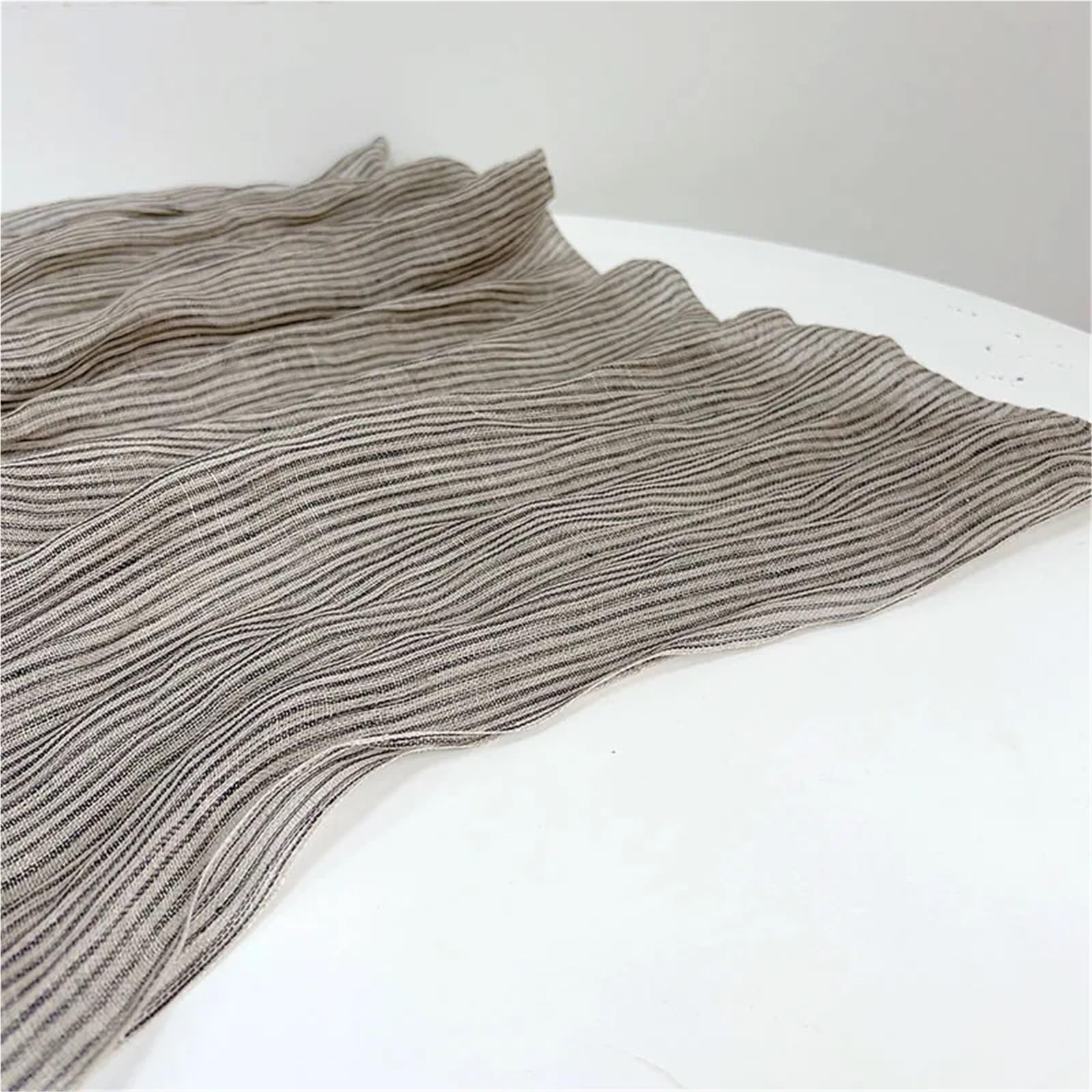 Primaverile Grande Leggera Sciarpe primavera/estate da donna in lino gessato artistico facile abbinare