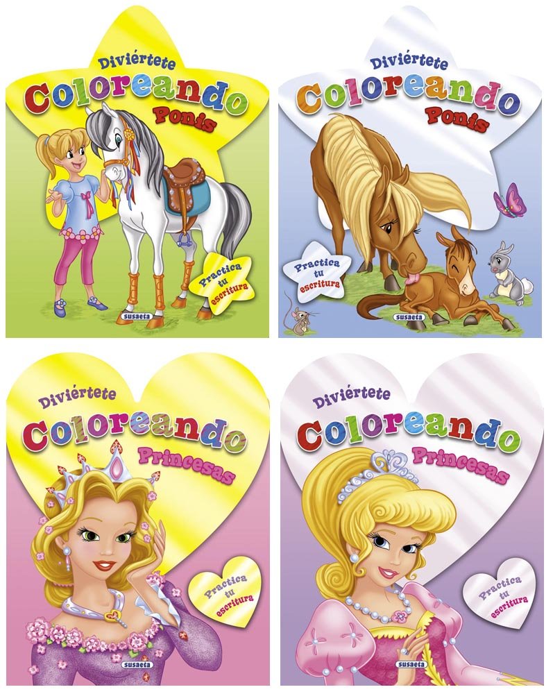 Diviértete coloreando (4 títulos)