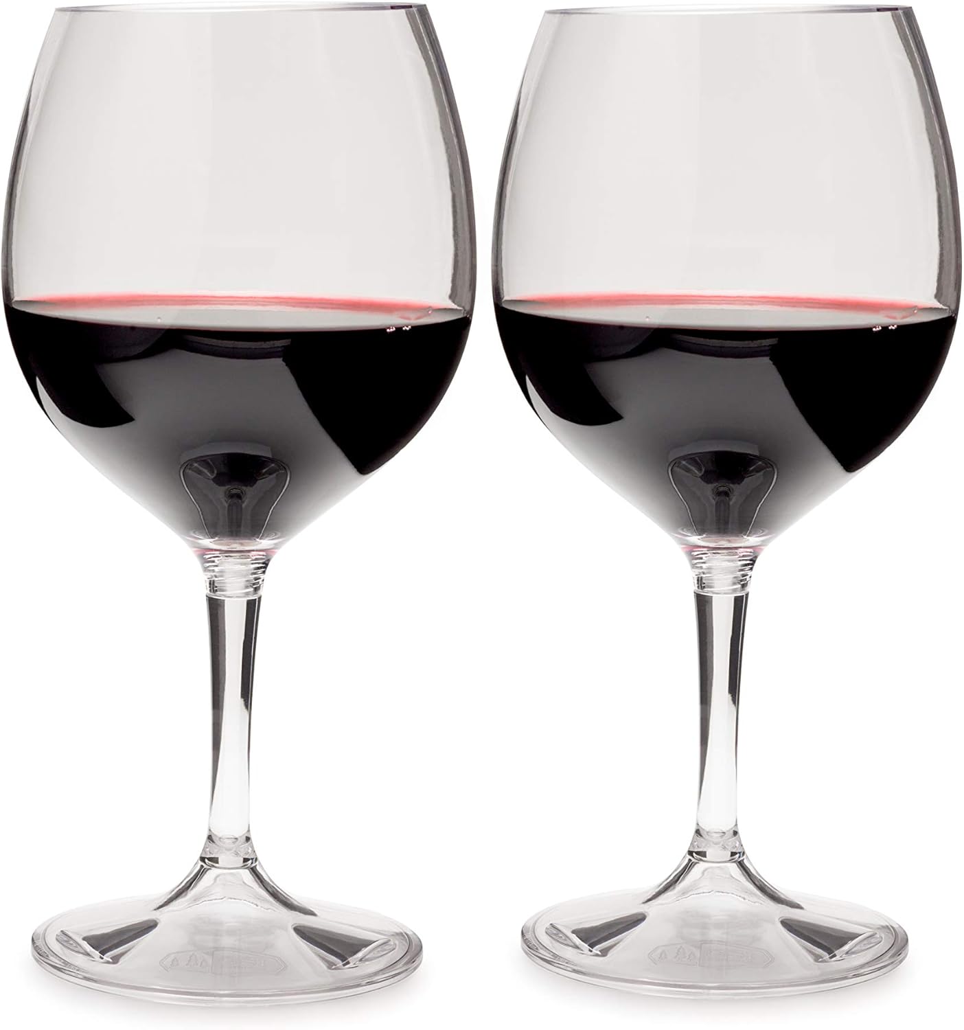GSI Outdoors Nesting Red Wine Glass Set for Compact Storage and Comfortable Drinking, 15 fl. oz., 79312