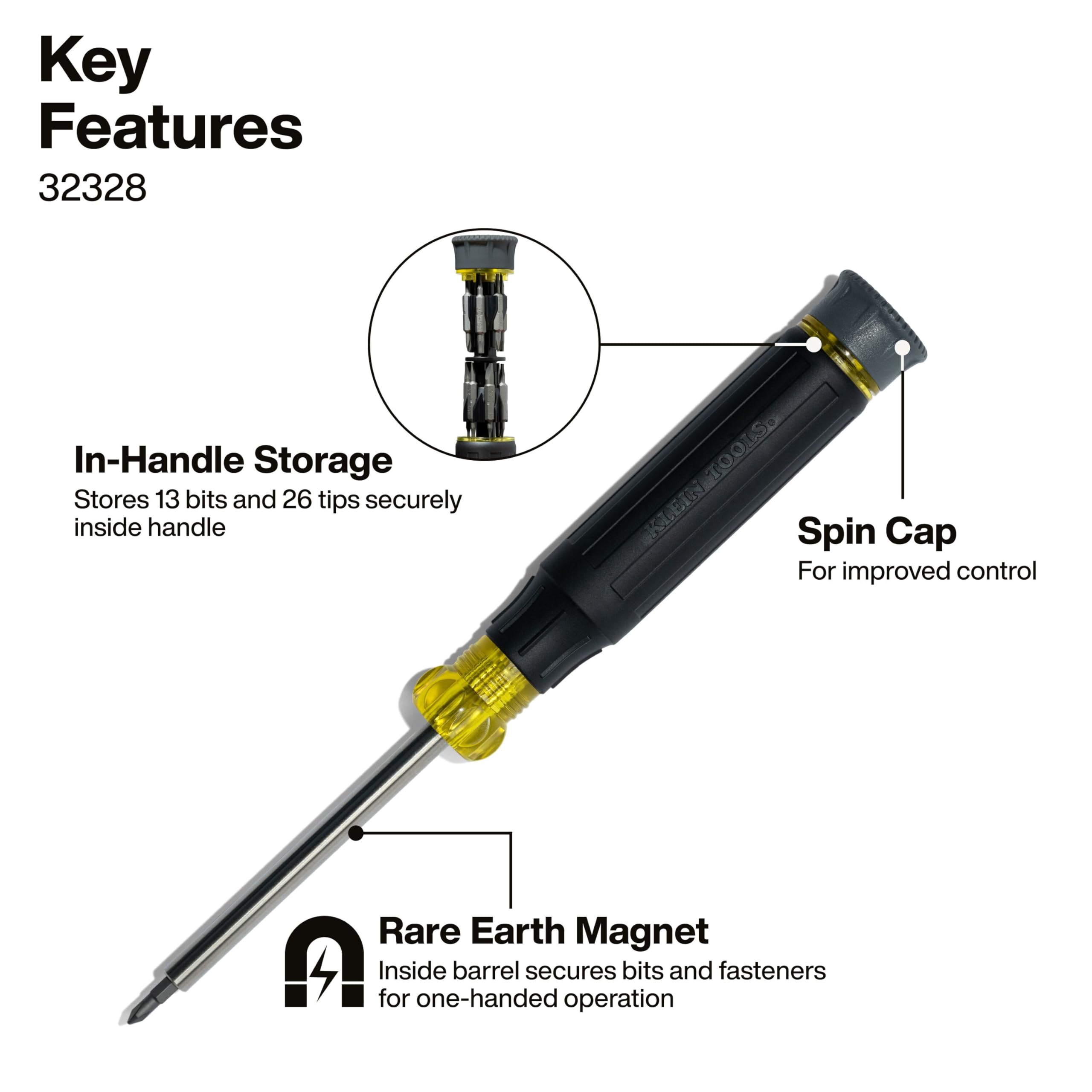 Amazon.com: Klein Tools 80209 Precision Multi-Bit Screwdriver Set