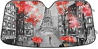 Vista 1 de París Torre Eiffel Parabrisas Parabrisas Parasol Plegable Reflectante Parasol Bloquea los rayos UV