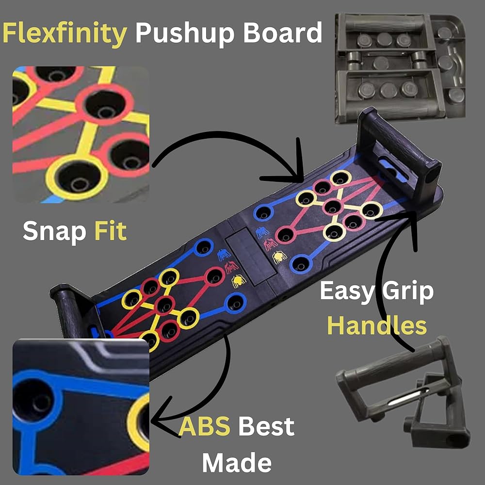 Planche Push Up 24 En 1, Push Up Board Pliable, Planche A Pliable Planche A Pompe Avec Poignees Planche Pompe A Domicile Portable Pour Pratiquer Epaules Poitrine Entrainement Complet Du Corps 90755579