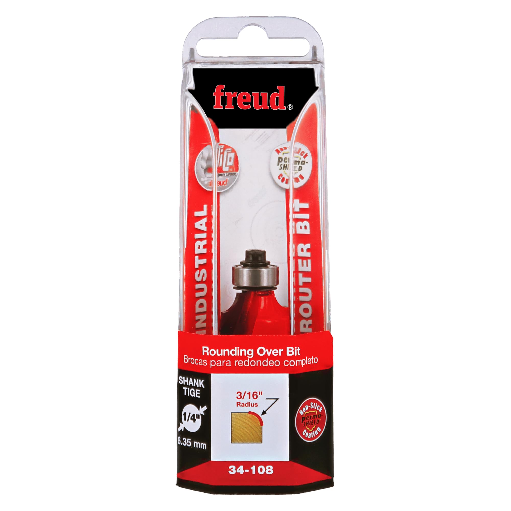Freud Rounding Over Bit - 3/16" Radius -2
