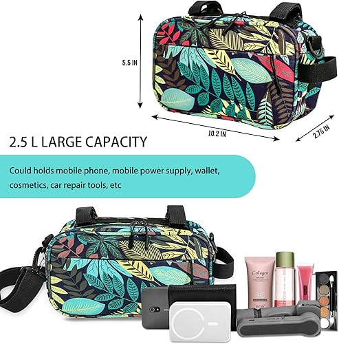 Miniatura 6 de Bolsas de bicicleta para bicicletas, bolsa impermeable para manillar de bicicleta, bolsa frontal de bicicleta, bolsa de hombro, bolsa de