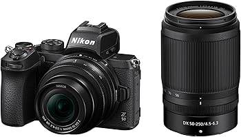 Amazon.com : Nikon Z 50 with Two Lenses | Compact mirrorless