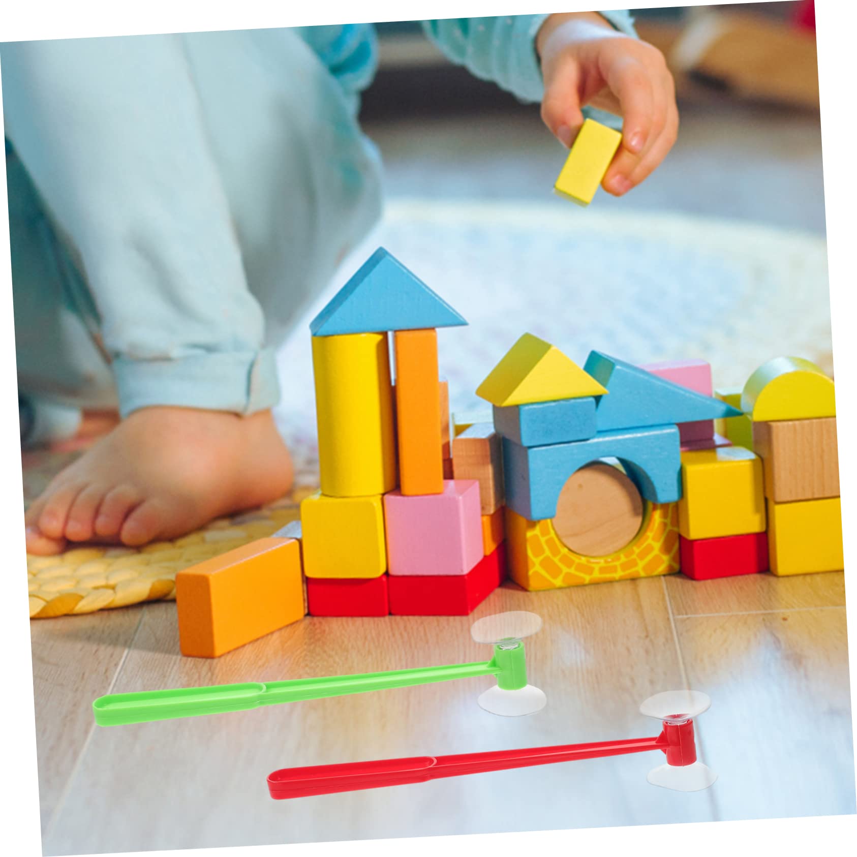 Jeu De 5 Marteaux à Ventouse éducatif - Apprentissage Des Mots, Couleurs, Motricité Fine - Jouet Montessori Pour Enfants 3-6 Ans - Idéal Pour Familles - 13