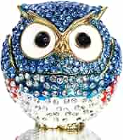 ★幸運を運ぶ★フクロウのエッグアート★宝石箱 ジュエリーボックス★オルゴール 楽天市場】【正規品】 オウルズブーケ ふくろう （不苦労