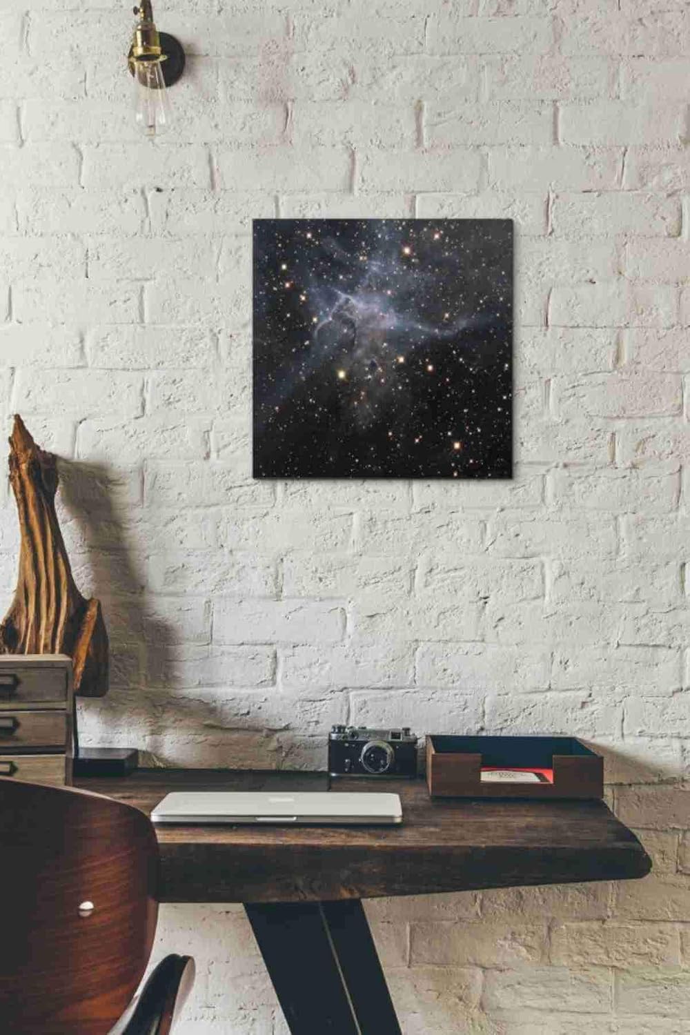 Epic Graffiti 'Mystic Mountain Infrared' Hubble Space Telescope Canvas Wall Art, 12" x 12"