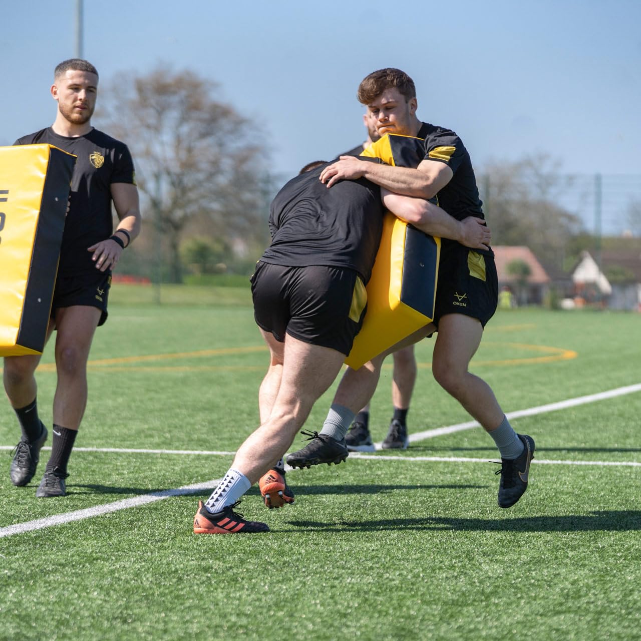 FORZA Title Contact & Push Rugby Pad - Bolsa de contacto de rugby | Bolsa de aparejos para principiantes | Almohadilla de contacto de rugby | Bolsa de entrenamiento de rugby acolchada de espuma |