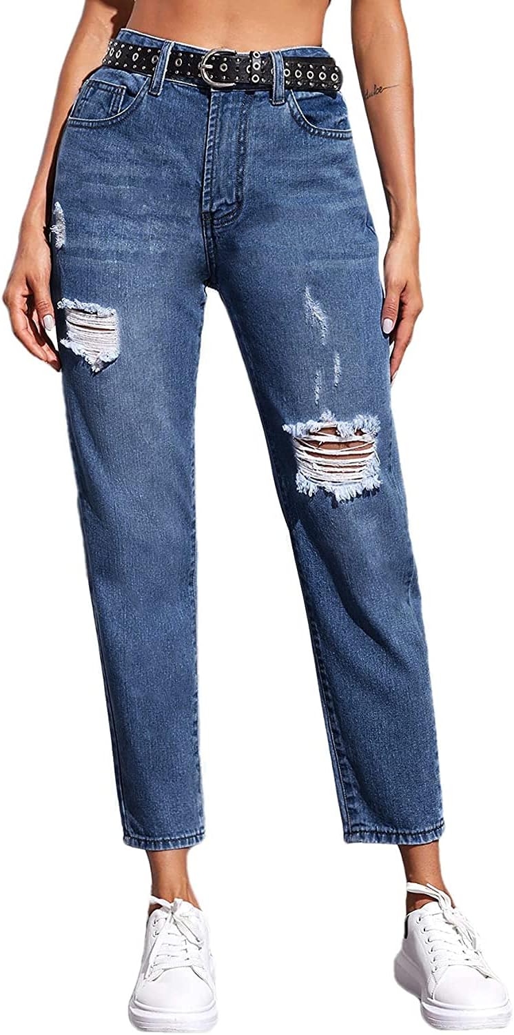 Genleck Wide Leg Mom Jeans for Women High Waisted, Zambia Ubuy