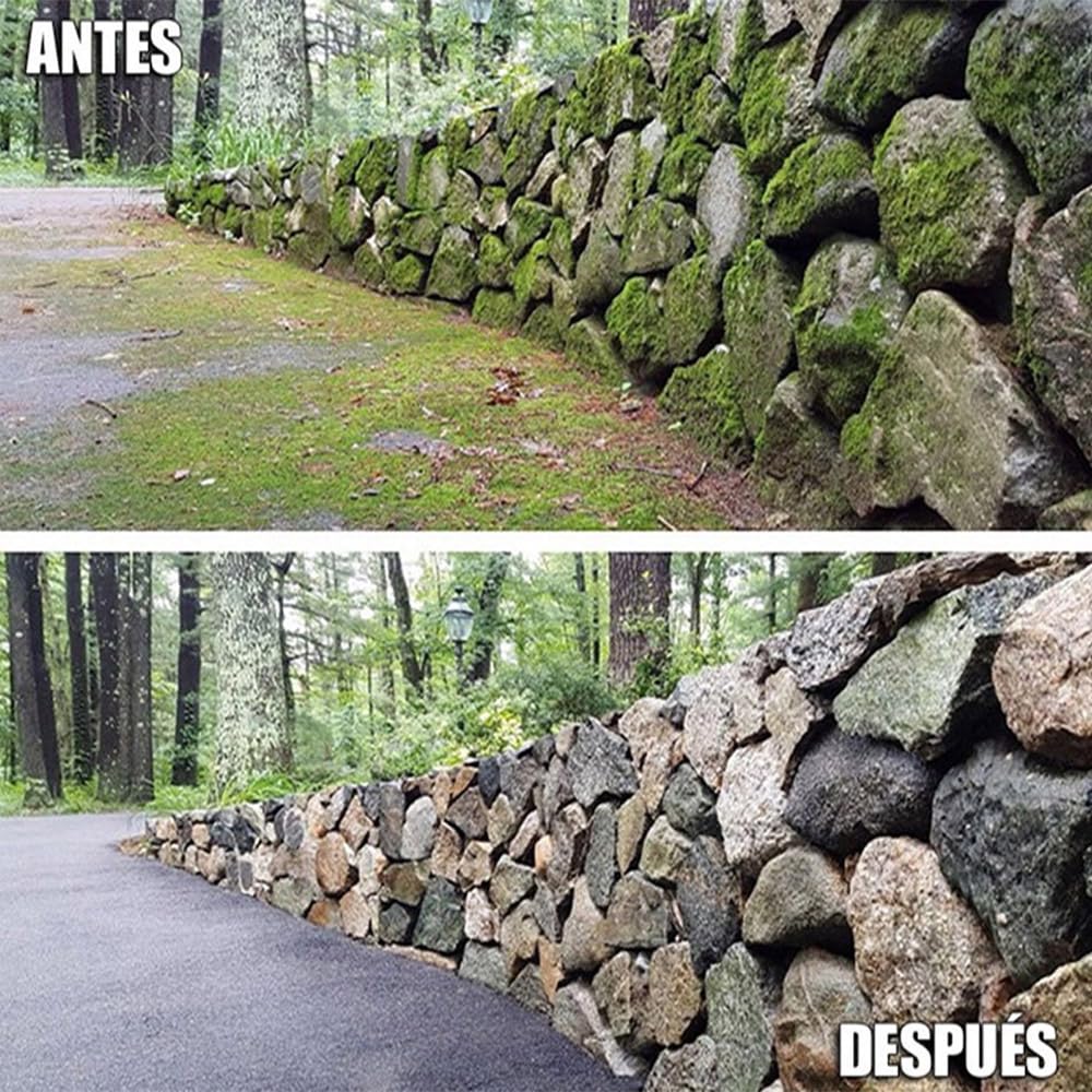 Sopgal Limpiador de Humedades para Tejados, Fachadas y Suelos 25L | Elimina manchas de humedad de tejados, fachadas y suelos. Acaba con la suciedad incrustada por el paso del tiempo.
