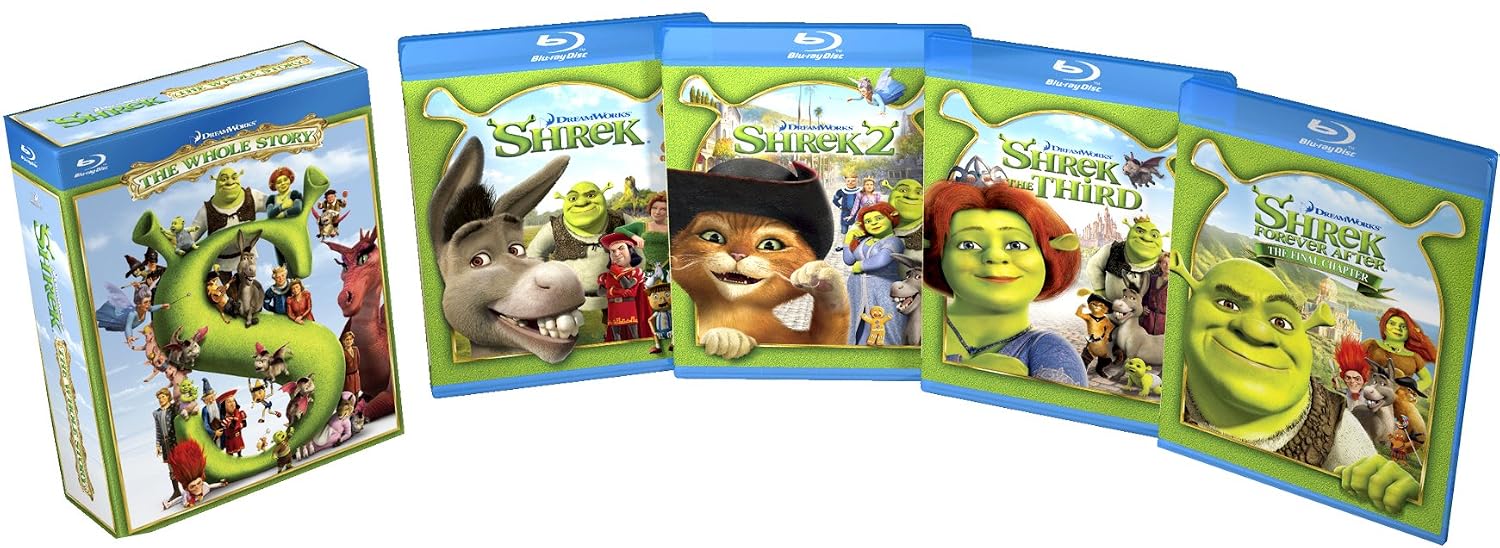 Shrek: The Whole Story (Shrek / Shrek 2 / Shrek the Third / Shrek Forever After) [Blu-ray] image 2