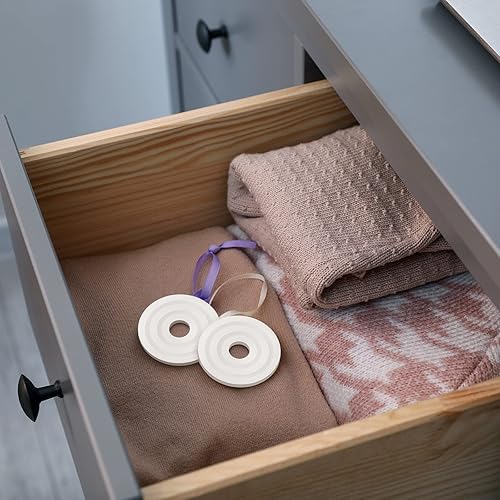 Miniatura 5 de Demissle Almohadillas perfumadas de repuesto para fragancia de disco de aceite fresco para cubo calentador de toallas (24 piezas)