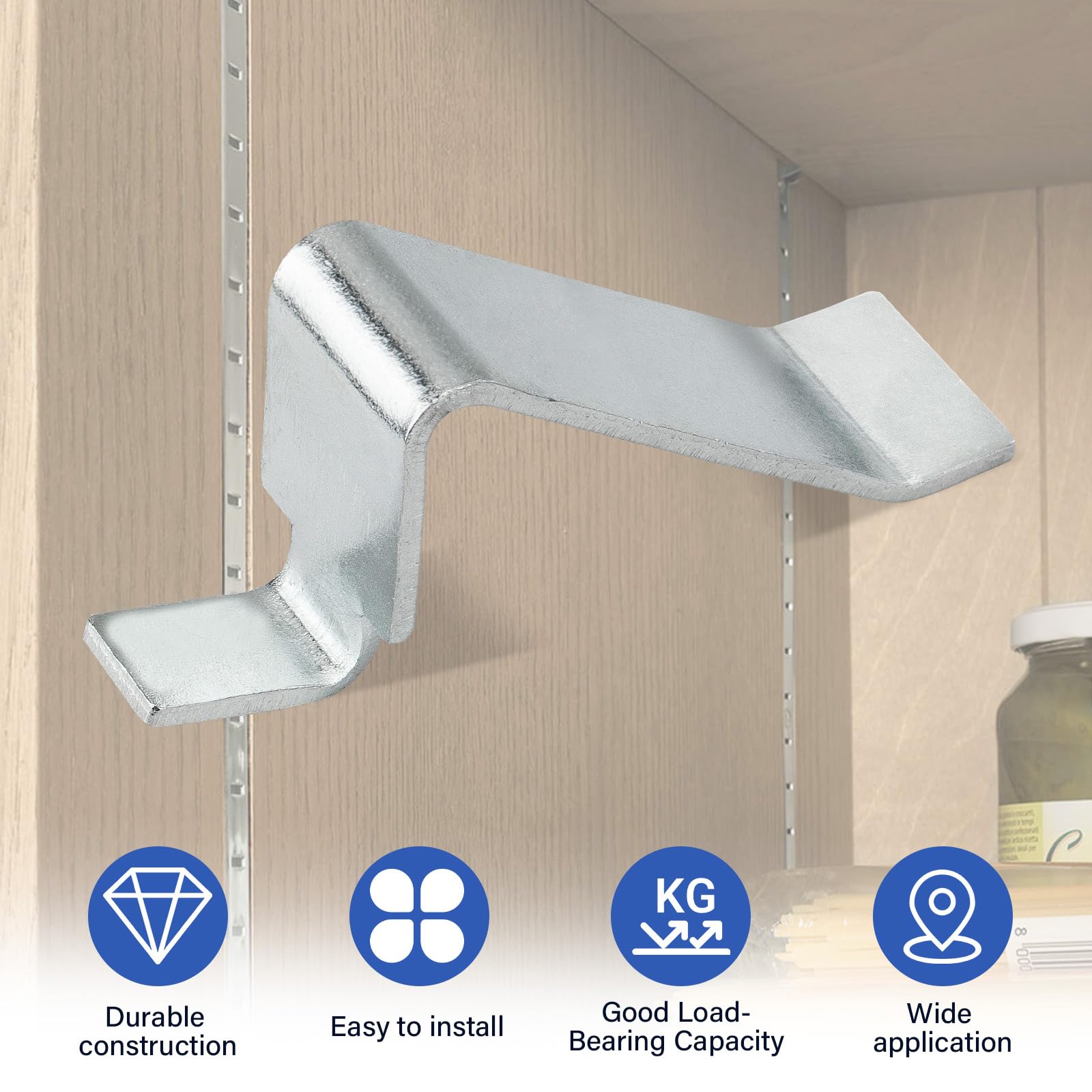 Sandusky Shelf Clips - 16 Pack, Easy Install -3