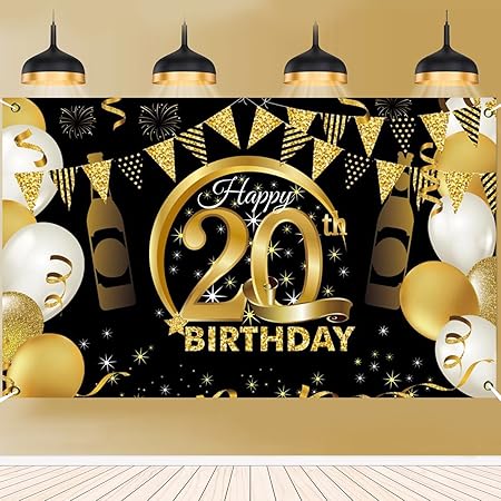 Bannière D'arrière-plan En Ballon Pour 40e Anniversaire, Boîte Joyeux Anniversaire Pour Hommes Et Femmes, Rideau De Porte, Décor De Fête D'anniversaire 40 Ans