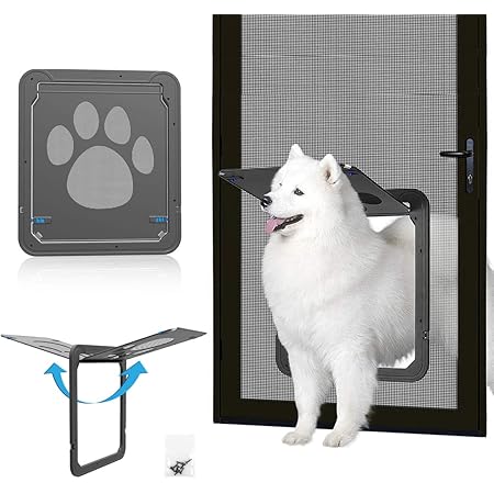 Amazon Namsan ペットドア 出入り口 31 X 36 Cm 犬用網戸用引き戸 磁気自動閉鎖 犬猫用ドア ロック可能 網戸 ドア 猫 Namsan ドア 通販