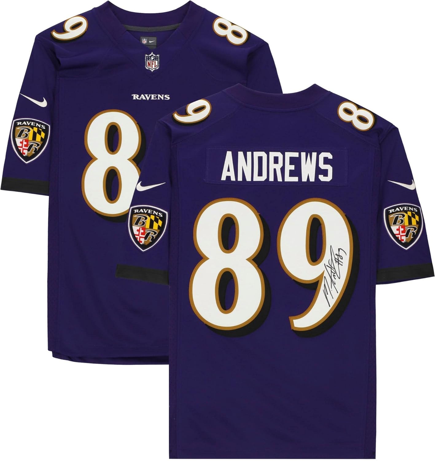 Mark Andrews Baltimore Ravens Autographed Nike Limited Jersey - Autographed NFL Jerseys