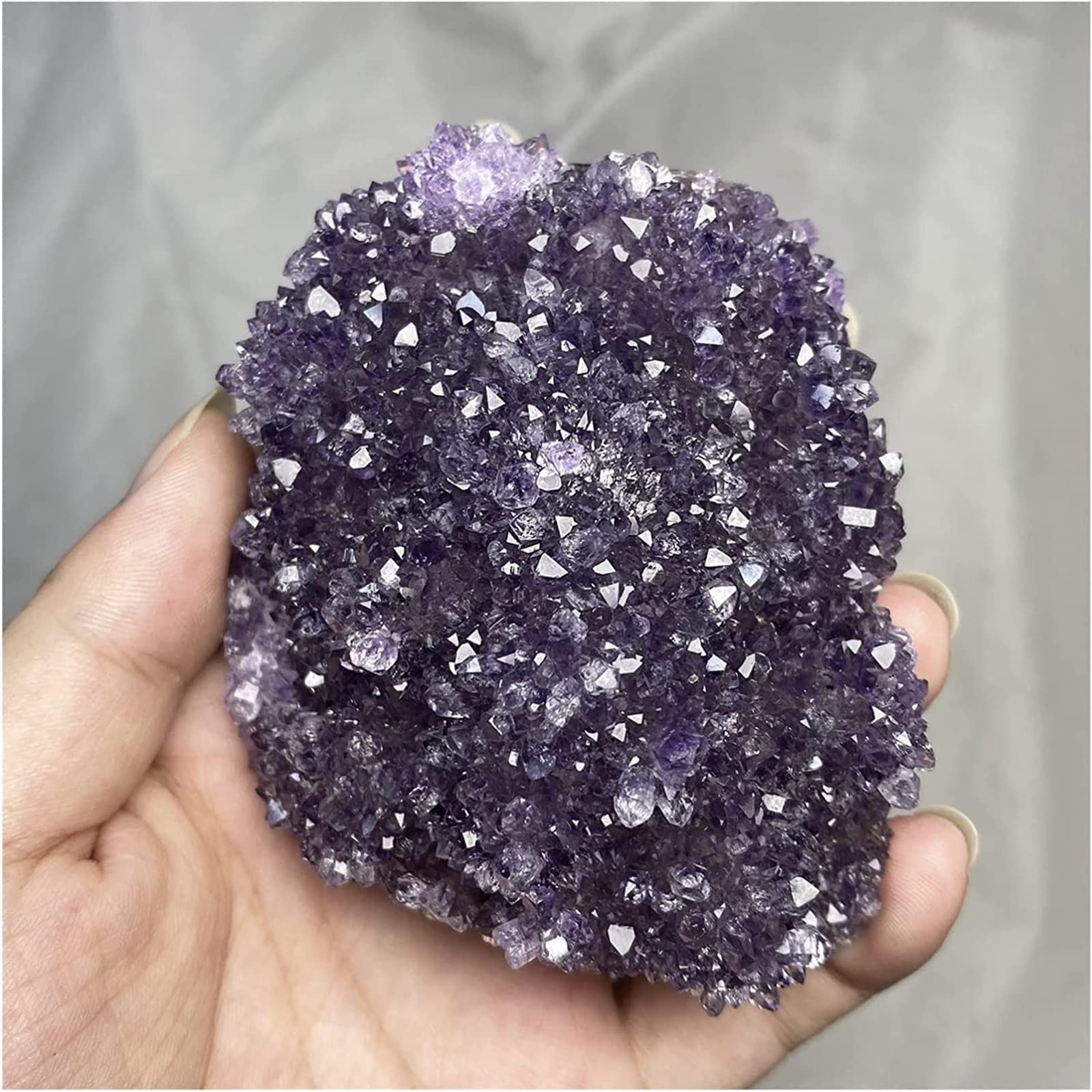 Cluster d'améthyste naturelle pour rituel bien-être et méditation